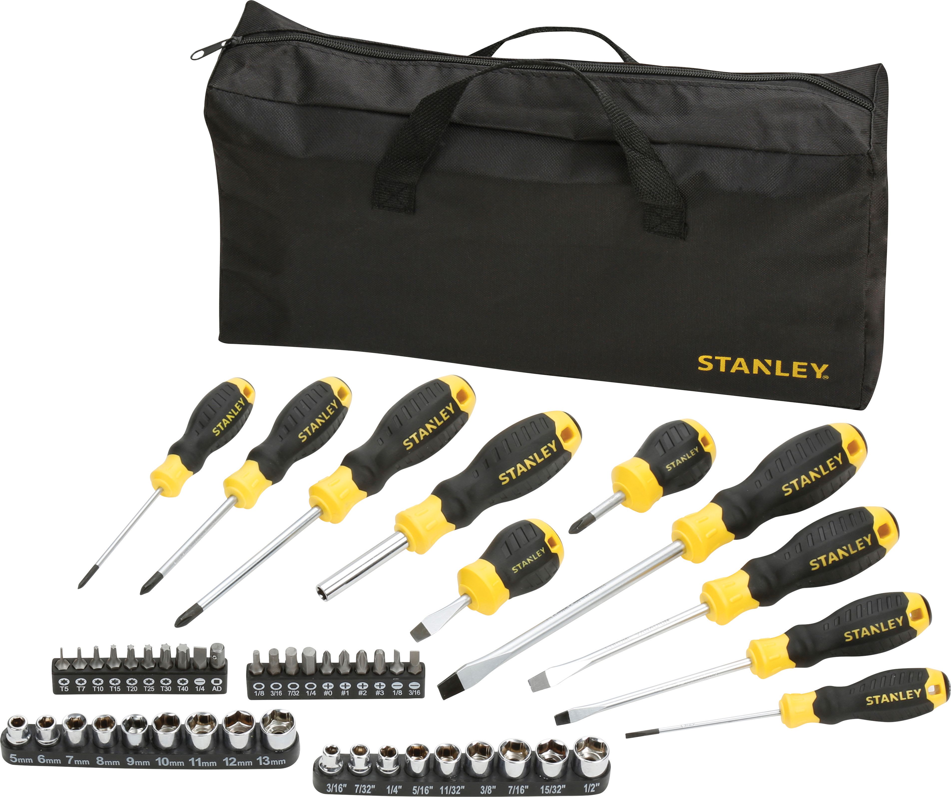 Stanley 48 Piece Screwdriver Set with Bag