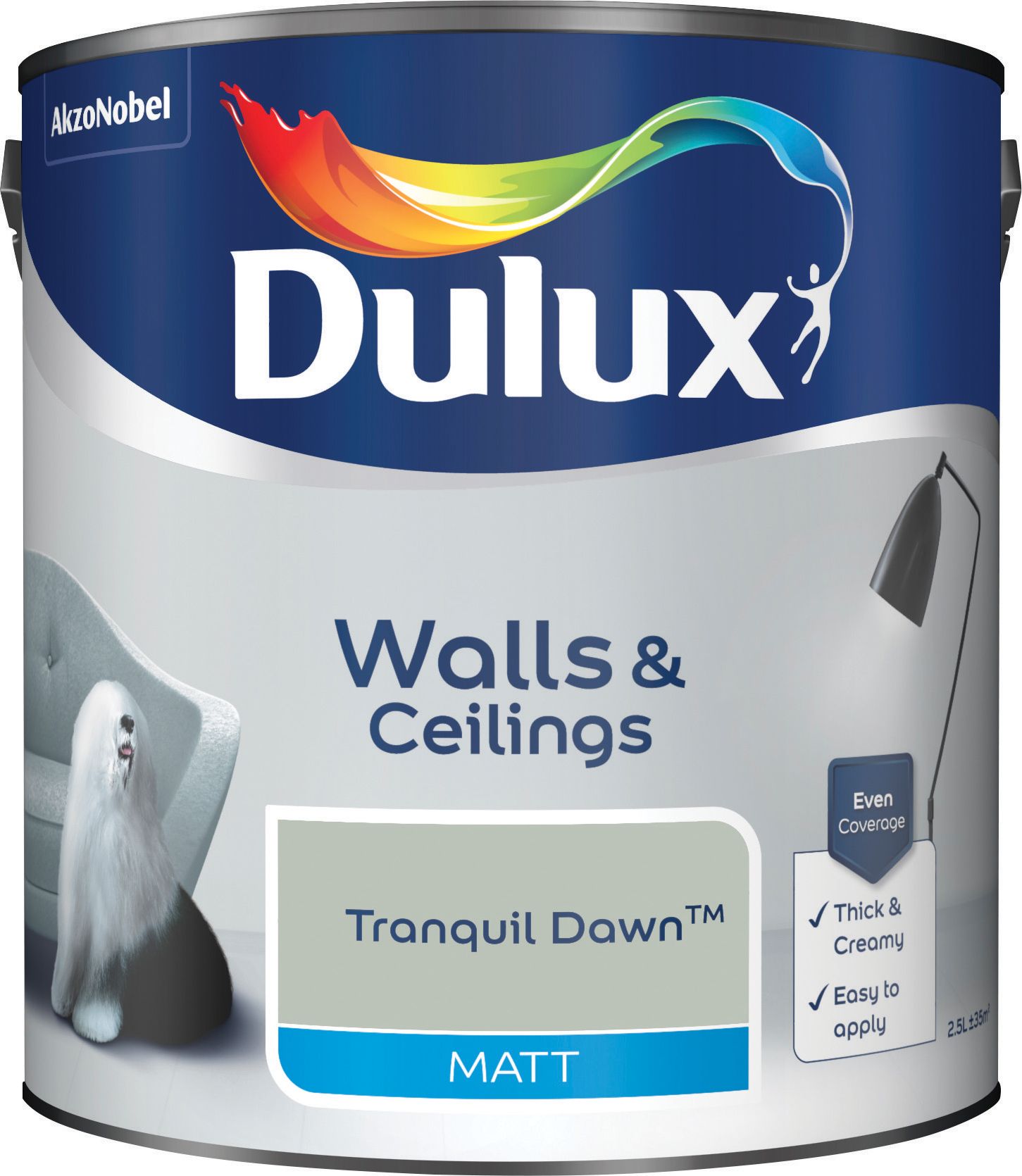 Dulux Matt Emulsion Paint - Tranquil Dawn - 2.5L