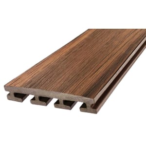 Eva-Last Tiger Cove Dark Brown Composite Infinity Deck Board - 25.4 x 135 x 2200mm - Pack of 5