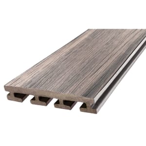 Eva-Last Pacific Pearl Grey Composite Infinity Deck Board - 25.4 x 135 x 2200mm