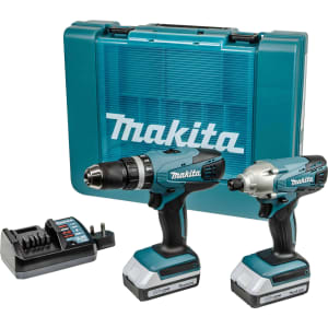 Makita DK18015X1 18V Li-ion G-Series Combi Drill & Impact Driver Kit