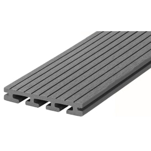 Eva-Tech Xavia Grey Composite I-Series Deck Board - 23 x 137 x 2200mm - Pack of 5