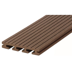 Eva-Tech Aruna Dark Brown Composite I-Series Deck Board - 23 x 137 x 2200mm