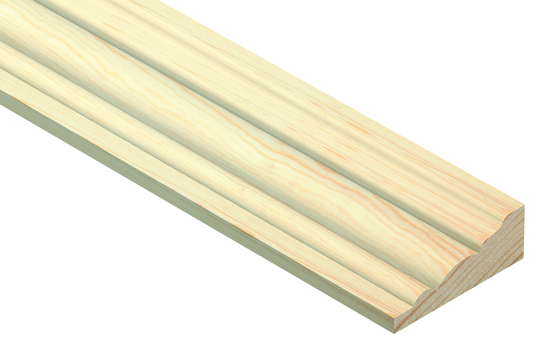 Image of Cheshire Mouldings Pine Barrel - 34 x 12 x 2400mm