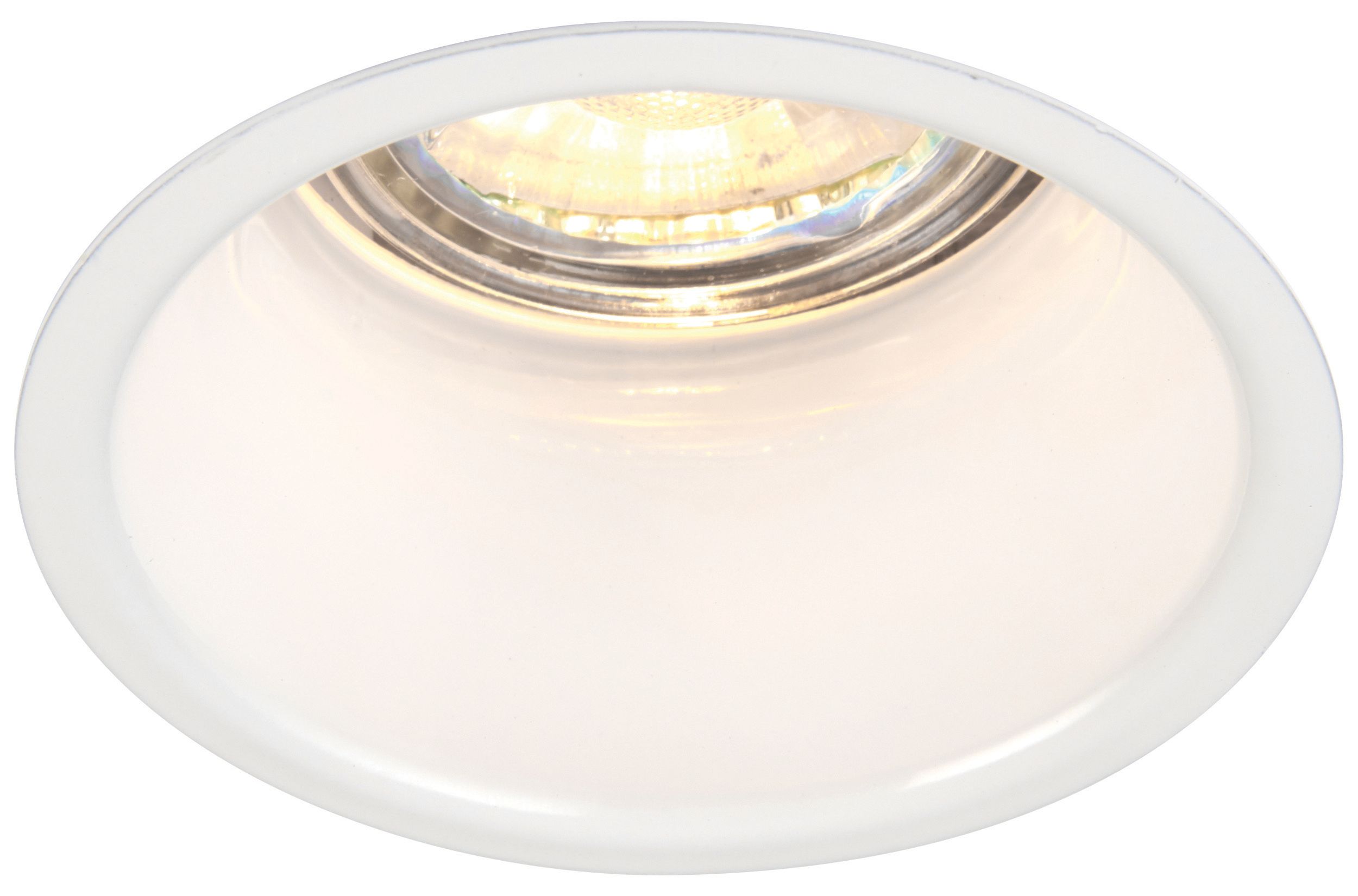 Saxby GU10 Gloss White Anti Glare Downlight - 50W
