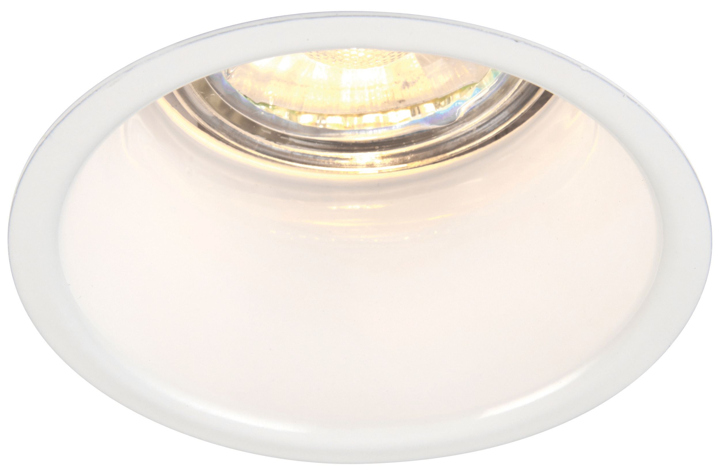 Saxby GU10 Gloss White Anti Glare Downlight -