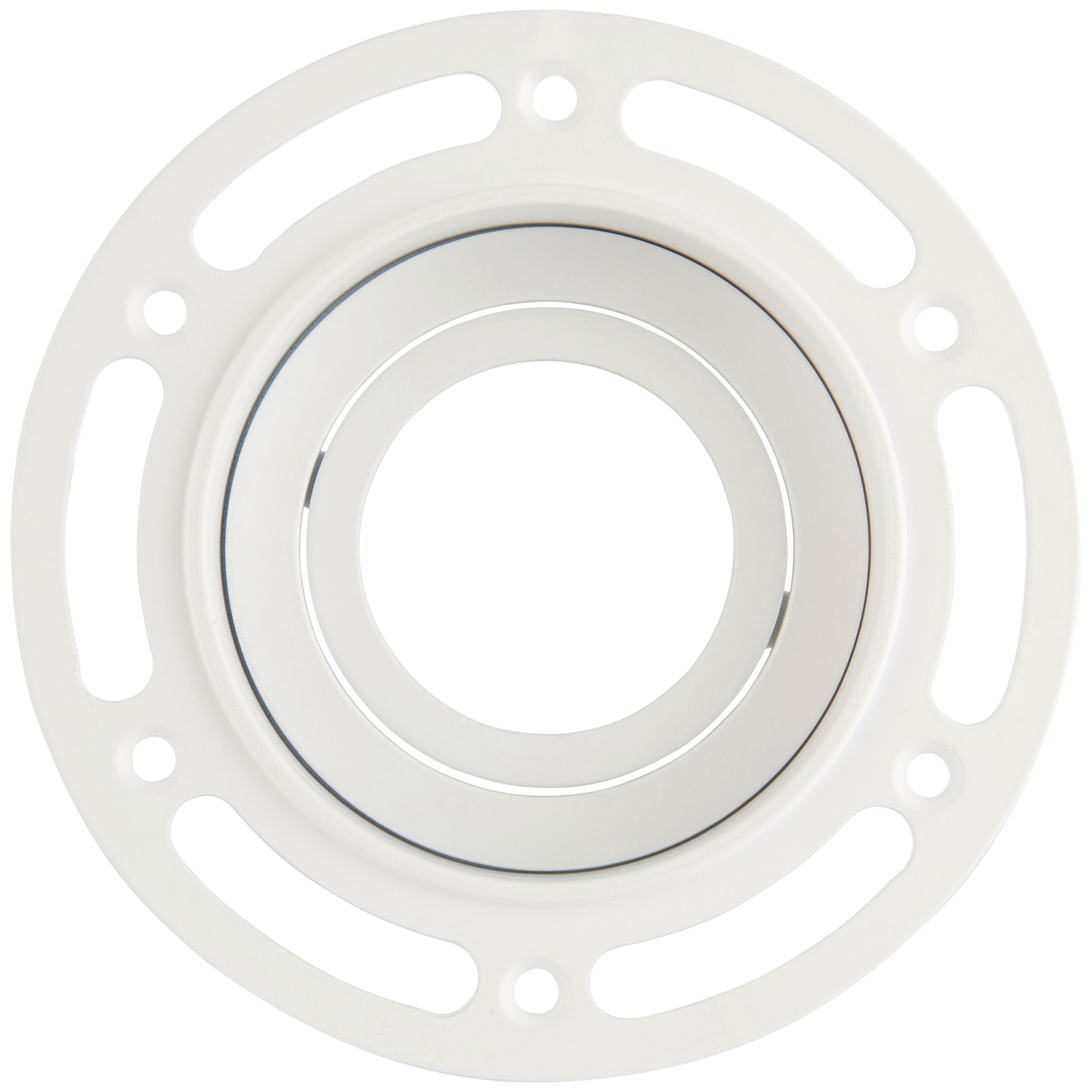 Saxby GU10 White Trimless Plaster In Round Downlight - 7W