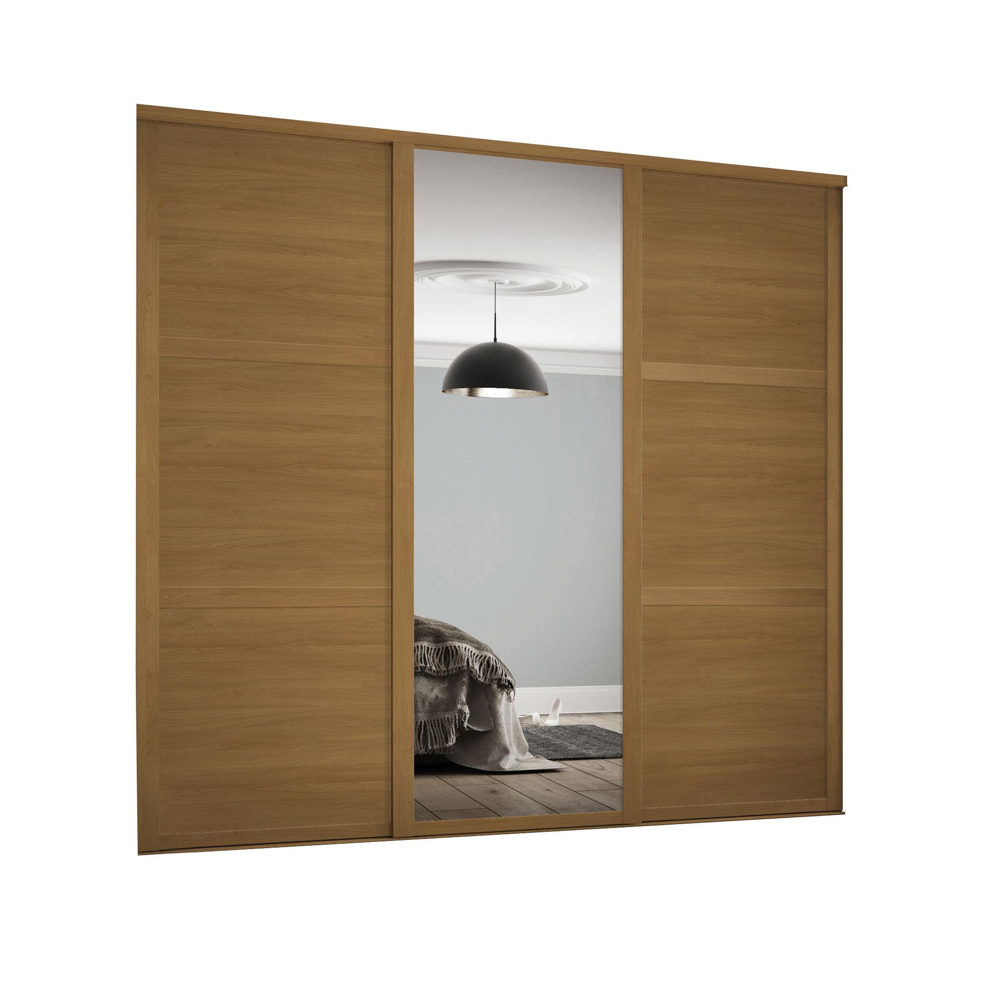 Wickes sliding store mirror doors