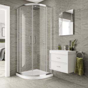 Wickes Astoria Warm Grey Porcelain Wall & Floor Wall & Floor Tile - 600 x 300mm