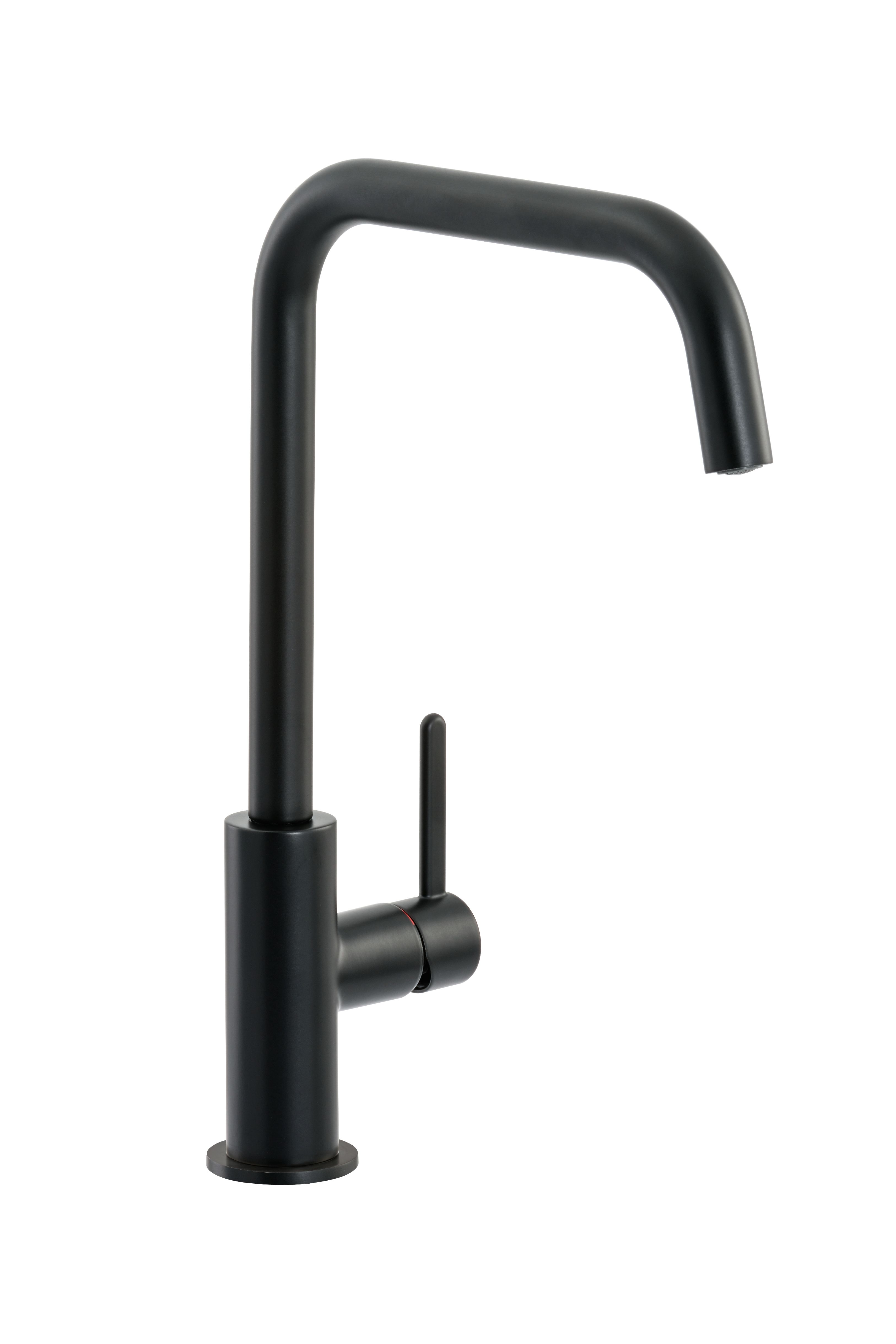 Image of Abode Althia Single Lever Kitchen Tap - Matt Black