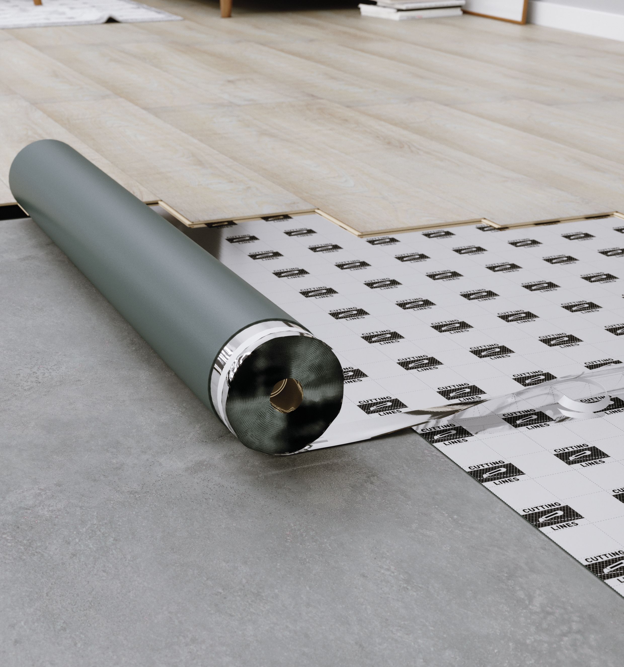 Arbiton Quick Fit Premium 3-in-1 Acoustic & Thermal Underlay - 8m2