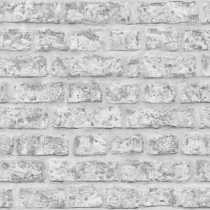 Arthouse Rustic Grey Brick Wallpaper  x 53cm 