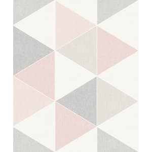 Arthouse Retro Triangle Pink Wallpaper 10.05m x 53cm