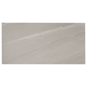 Wickes Olympia Grey Polished Sandstone Porcelain Wall & Floor Tile - 600 x 300mm - Single