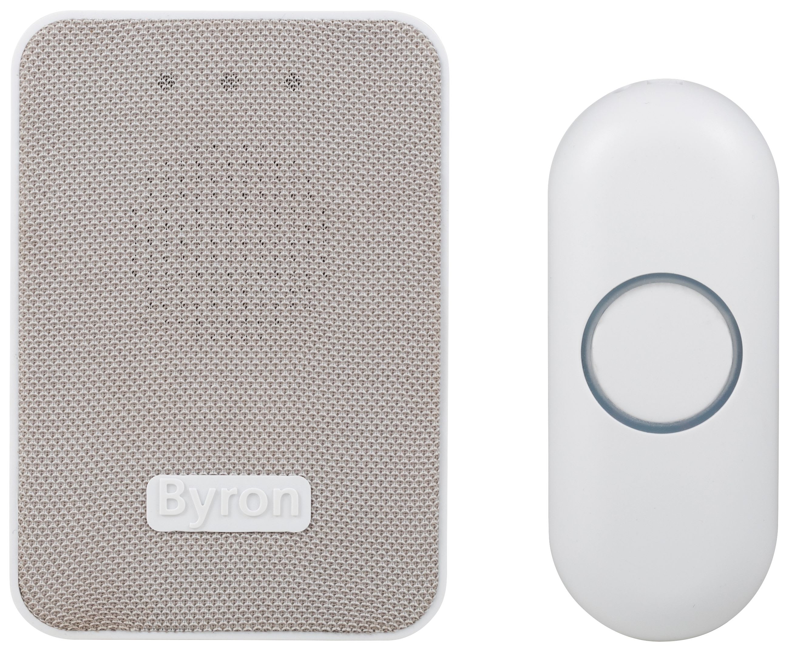 Byron DBY-22322UK Wireless Doorbell with Plug-In Chime -