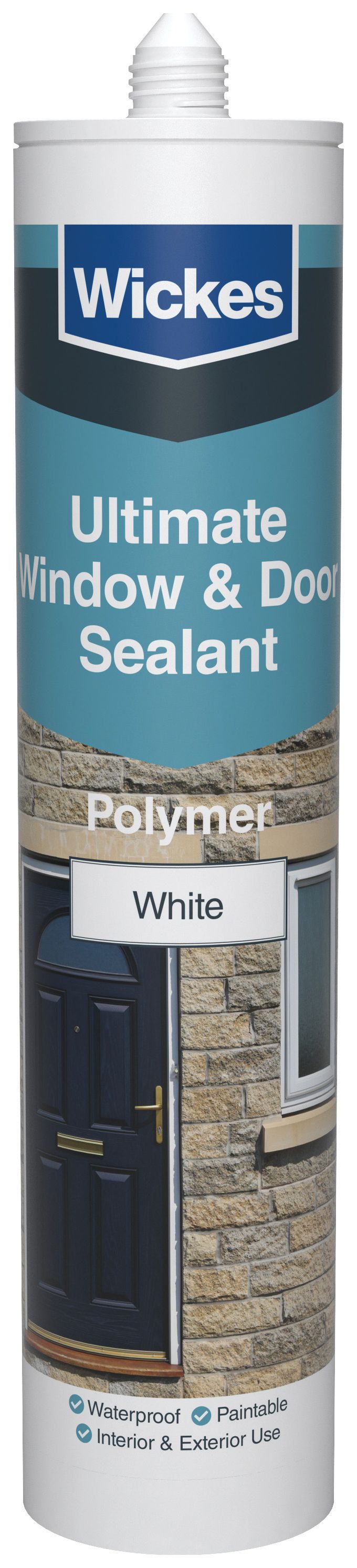 Wickes White Ultimate Window & Door Sealant - 290ml