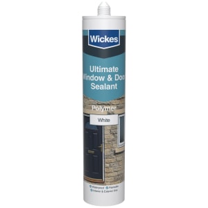 Wickes Ultimate Window & Door Sealant White 290ml