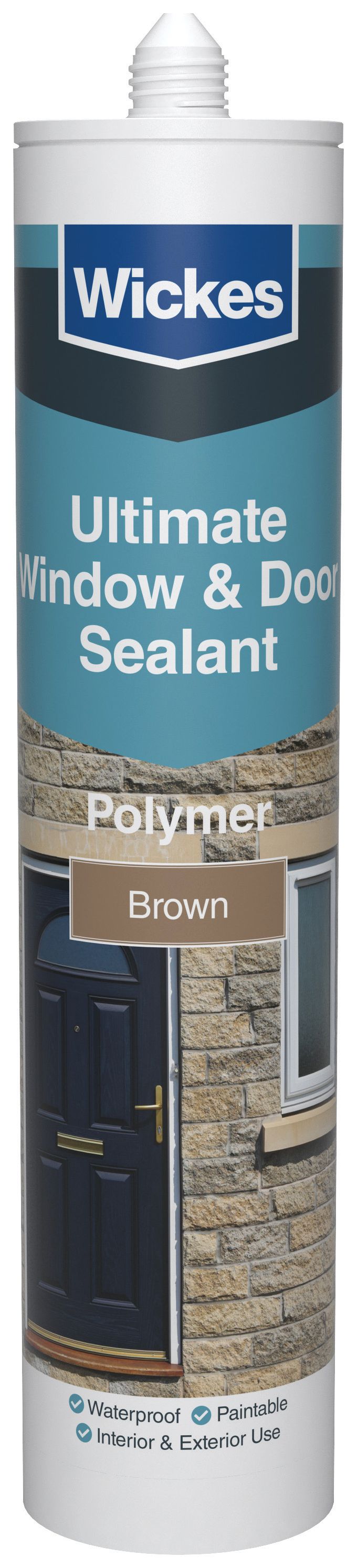 Wickes Brown Ultimate Window & Door Sealant - 290ml