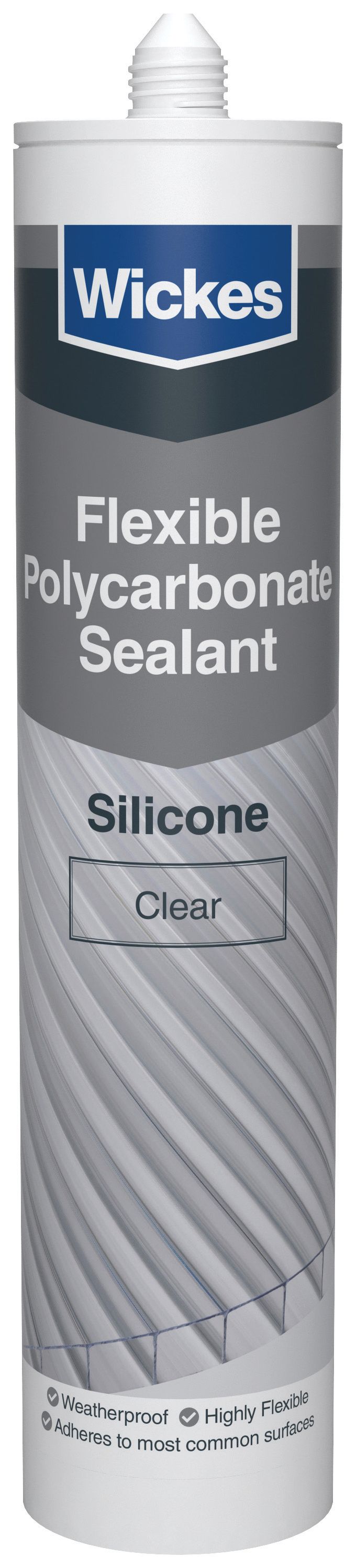 Wickes Flexible Polycarbonate Clear Sealant - 300ml