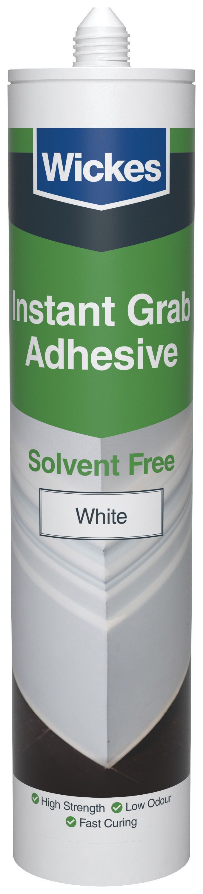 Image of Wickes Instant Grab Adhesive Solvent Free - 300ml