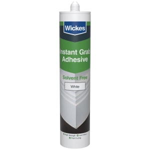 Wickes Instant Grab Adhesive Solvent Free - 300ml