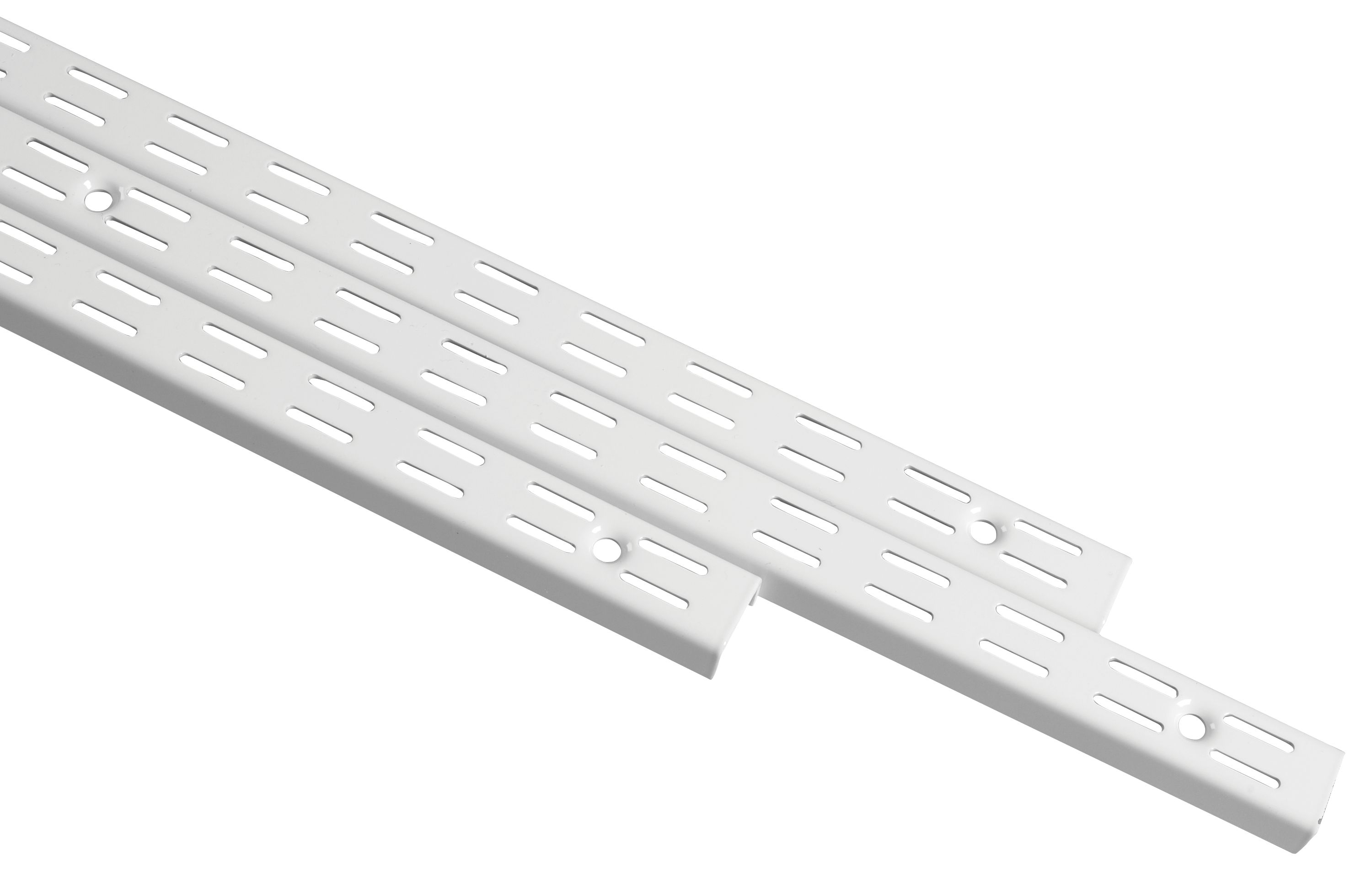 Twin Slot White Upright - 425mm
