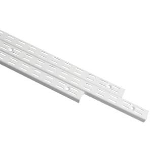 Wickes Twin Slot Upright White 425mm