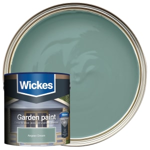 Wickes Garden Colour Matt Wood Treatment Aegean Dream 2.5L