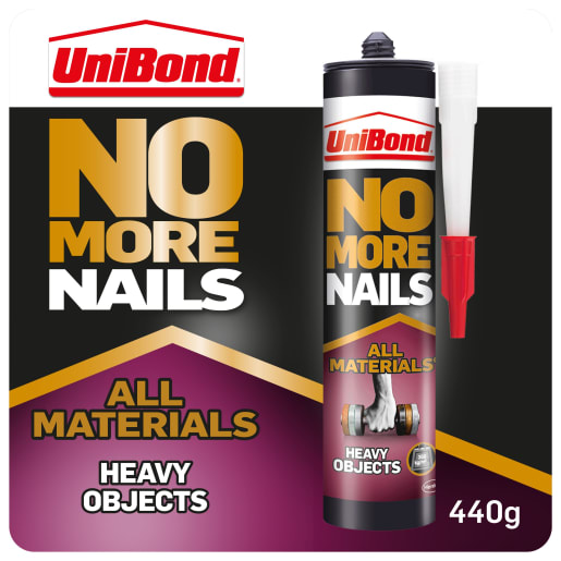 Unibond No More Nails All Materials Heavy Objects Cartridge - 440g |  
