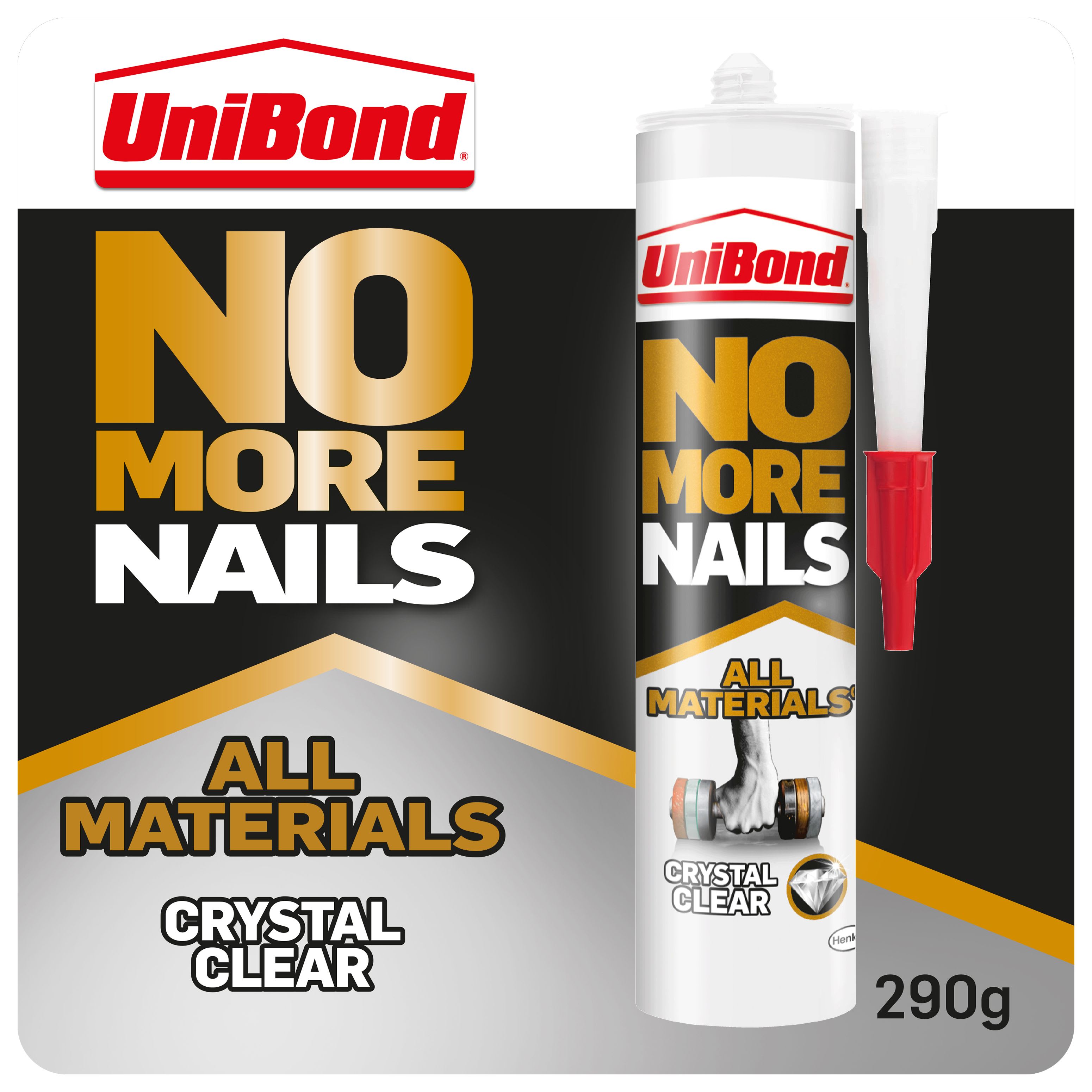 Unibond No More Nails All Materials Crystal Clear