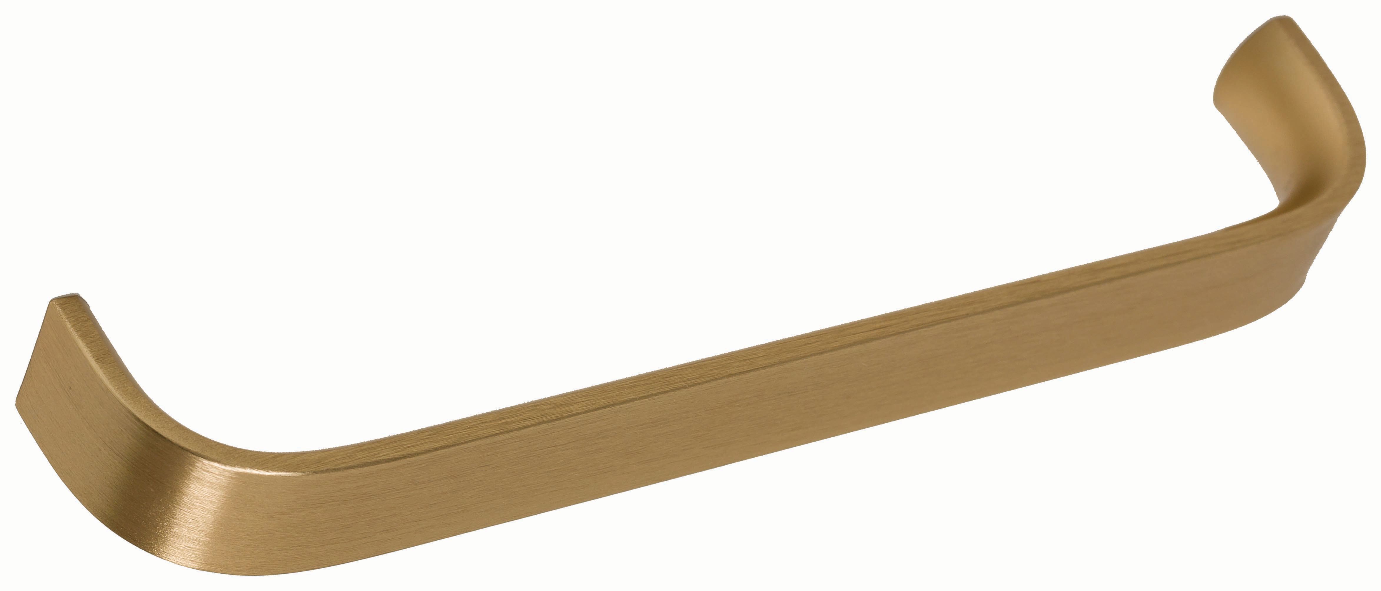 Image of Wickes Benington Bar Handle - Brushed Brass 160mm