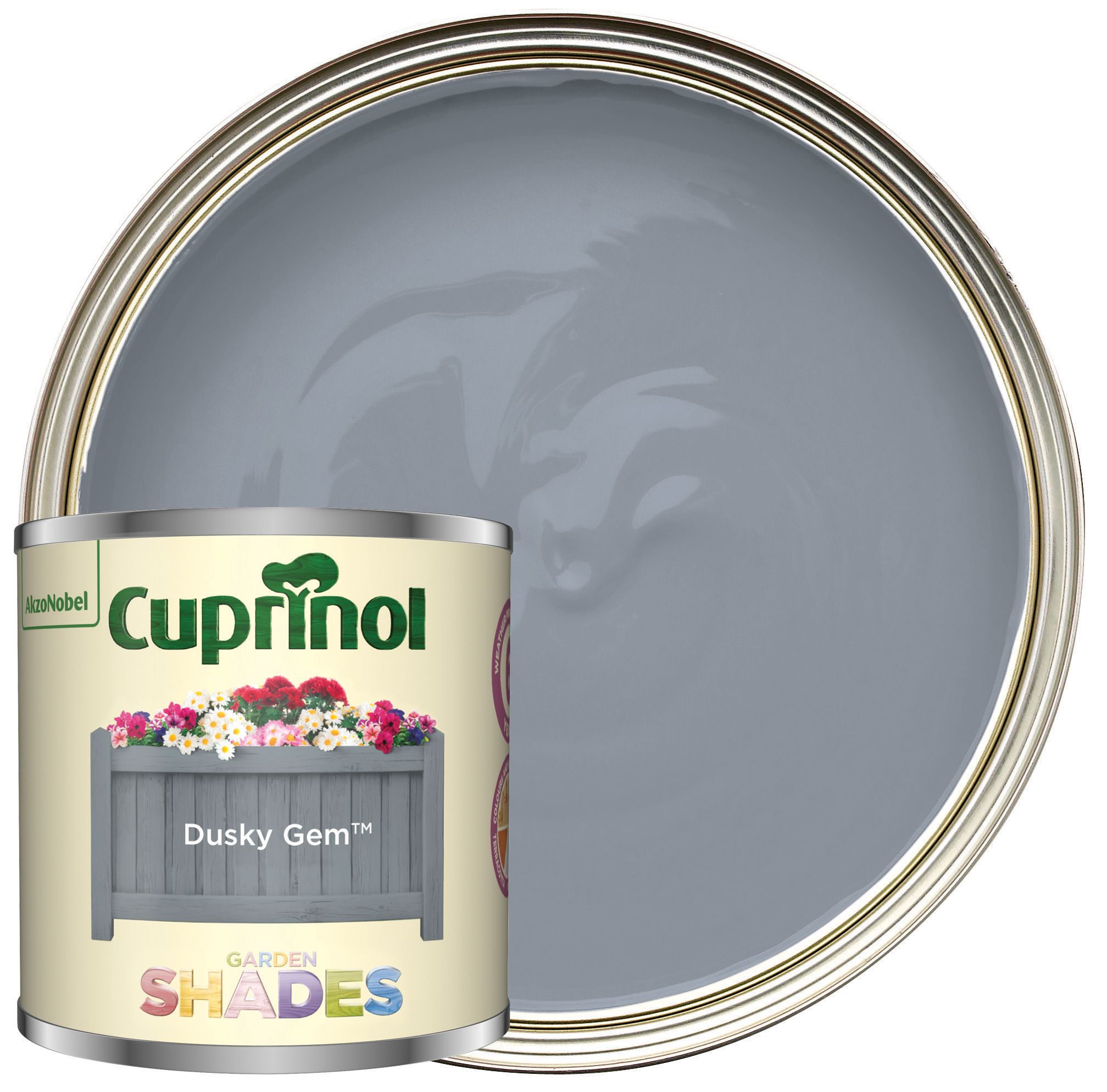 Cuprinol Garden Shades Matt Wood Treatment - Dusky Gem - 125ml