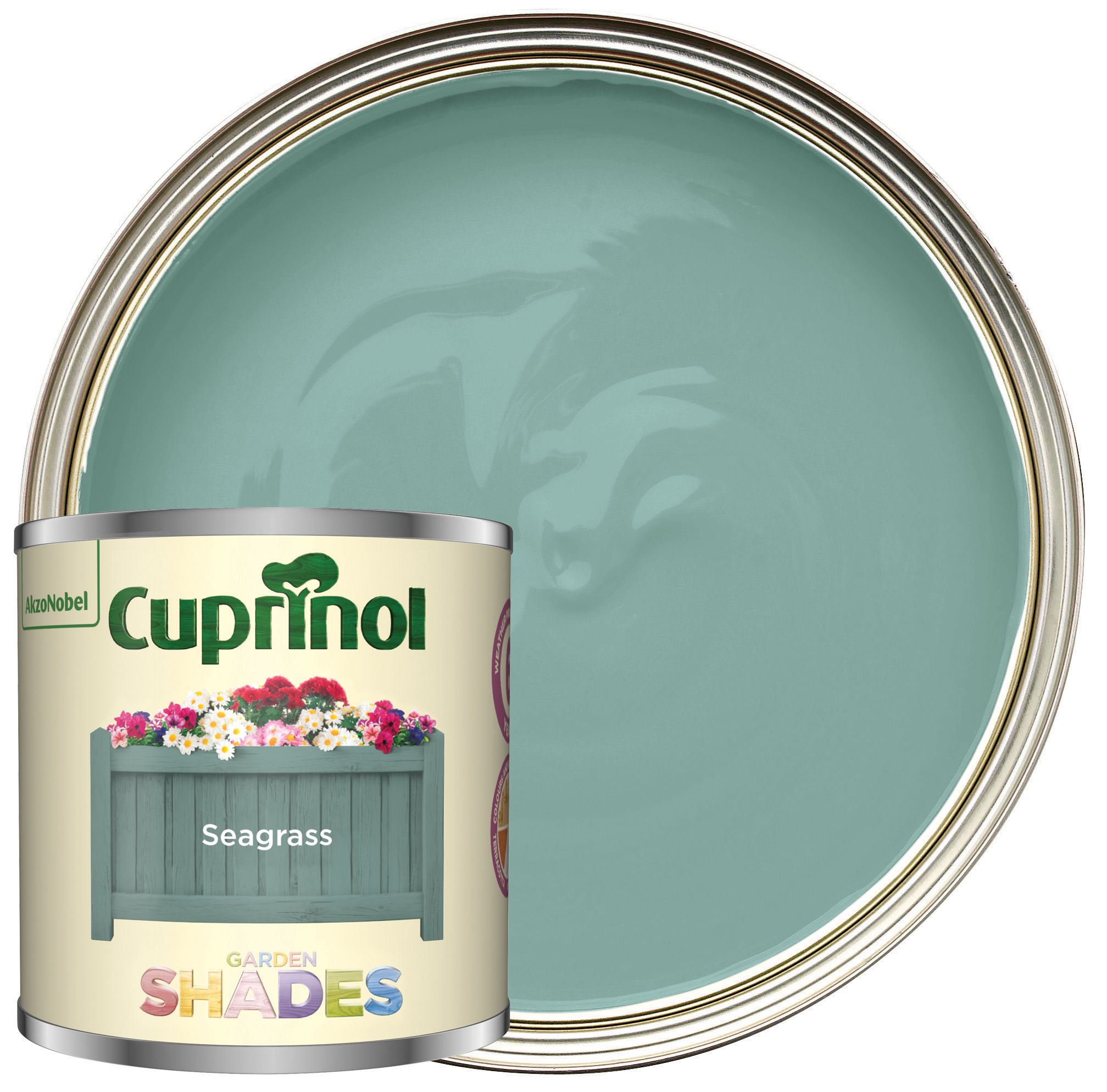 Cuprinol Garden Shades Matt Wood Treatment - Seagrass - 125ml