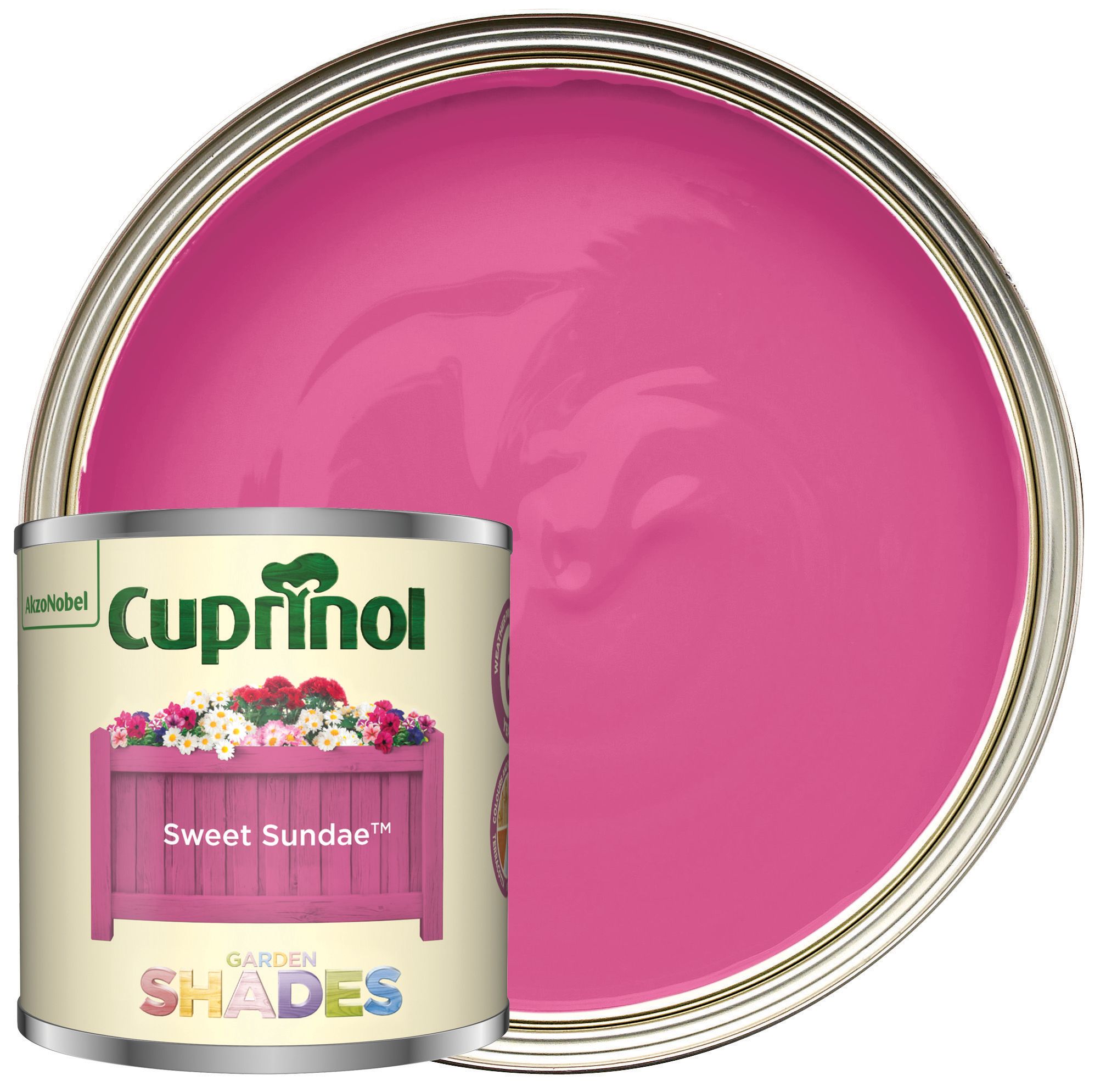 Cuprinol Garden Shades Matt Wood Treatment - Sweet Sundae - 125ml-6843 