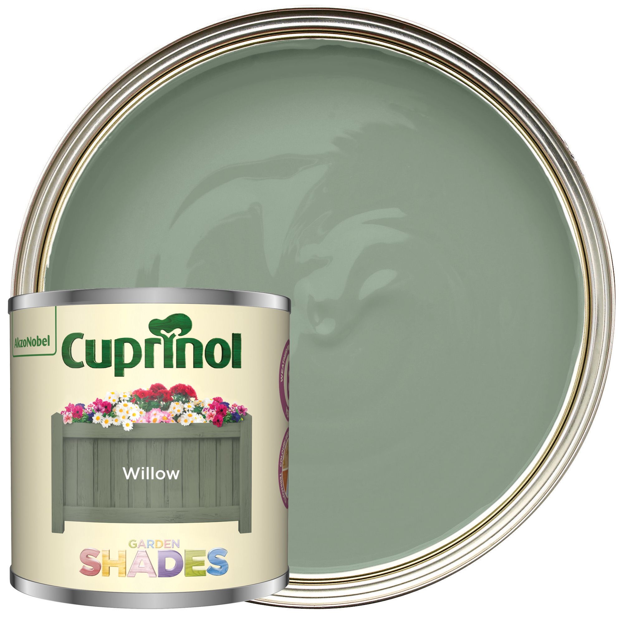 Image of Cuprinol Garden Shades Willow - Matt Wood Treatment Tester 125ml