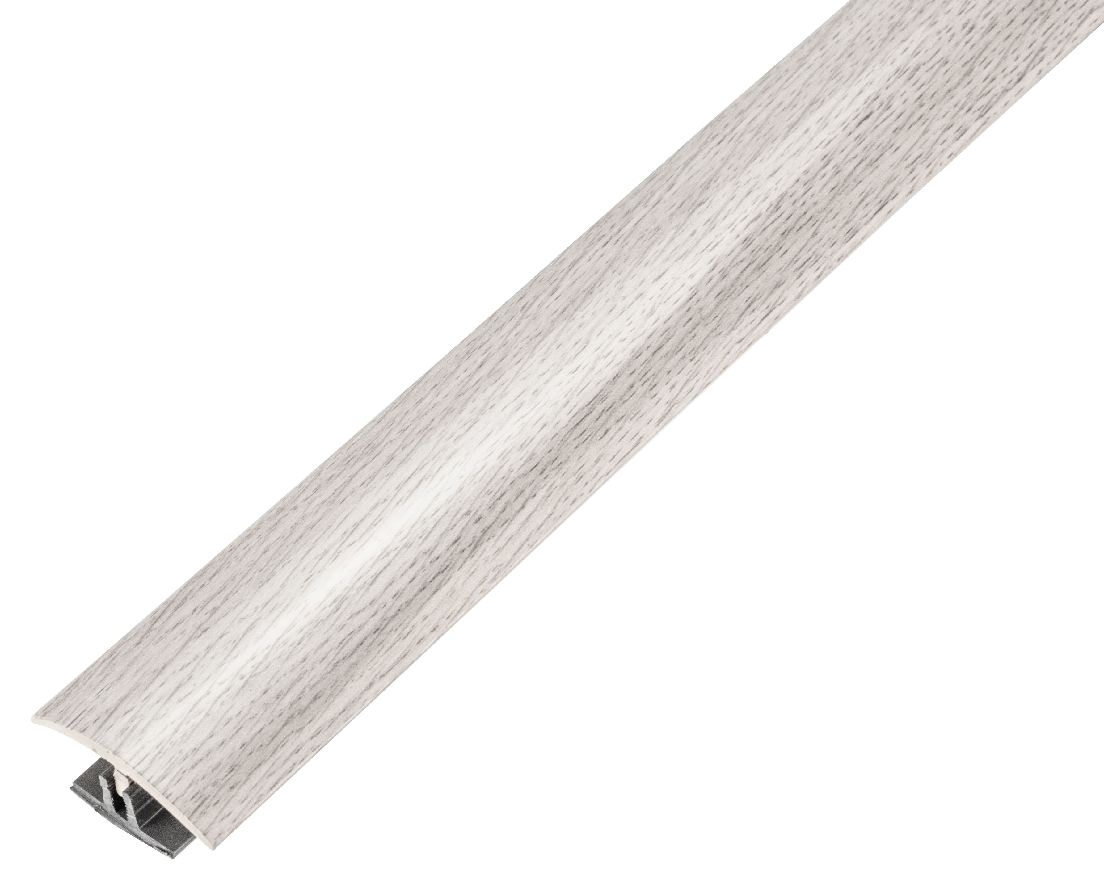 Wickes High Gloss Grey Variable Height Threshold Bar - 0.9m