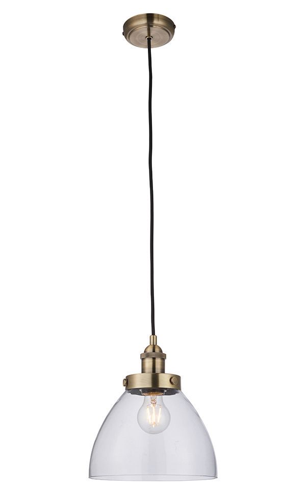 Image of Hansen Pendant Light Antique Brass