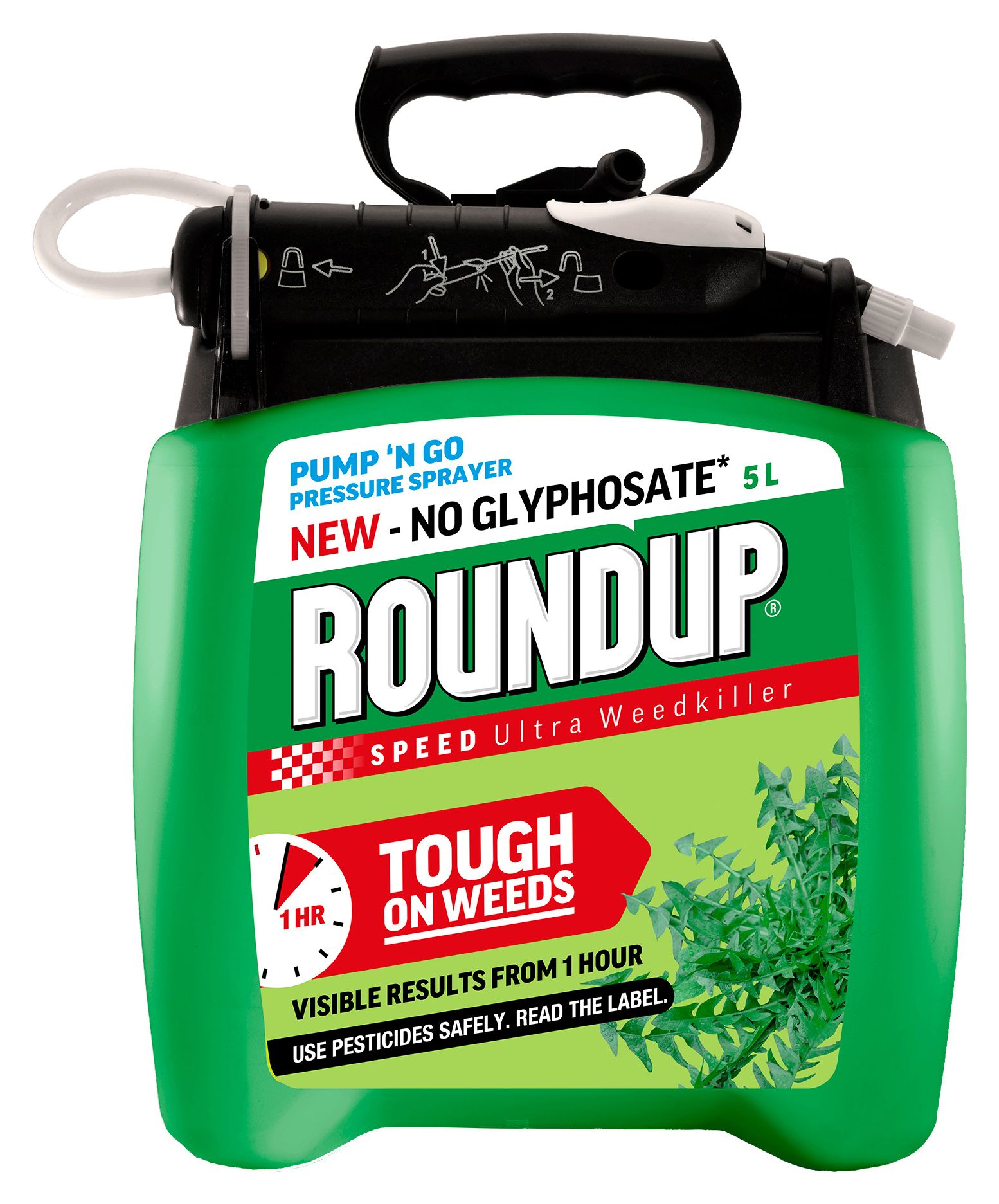 Roundup Speed Ultra Pump n Go Weed Killer - 5L