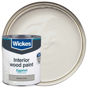 Wickes Eggshell Wood & Metal Paint - Shadow Grey - 750ml