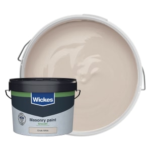 Wickes Masonry Smooth Chalk White 10L