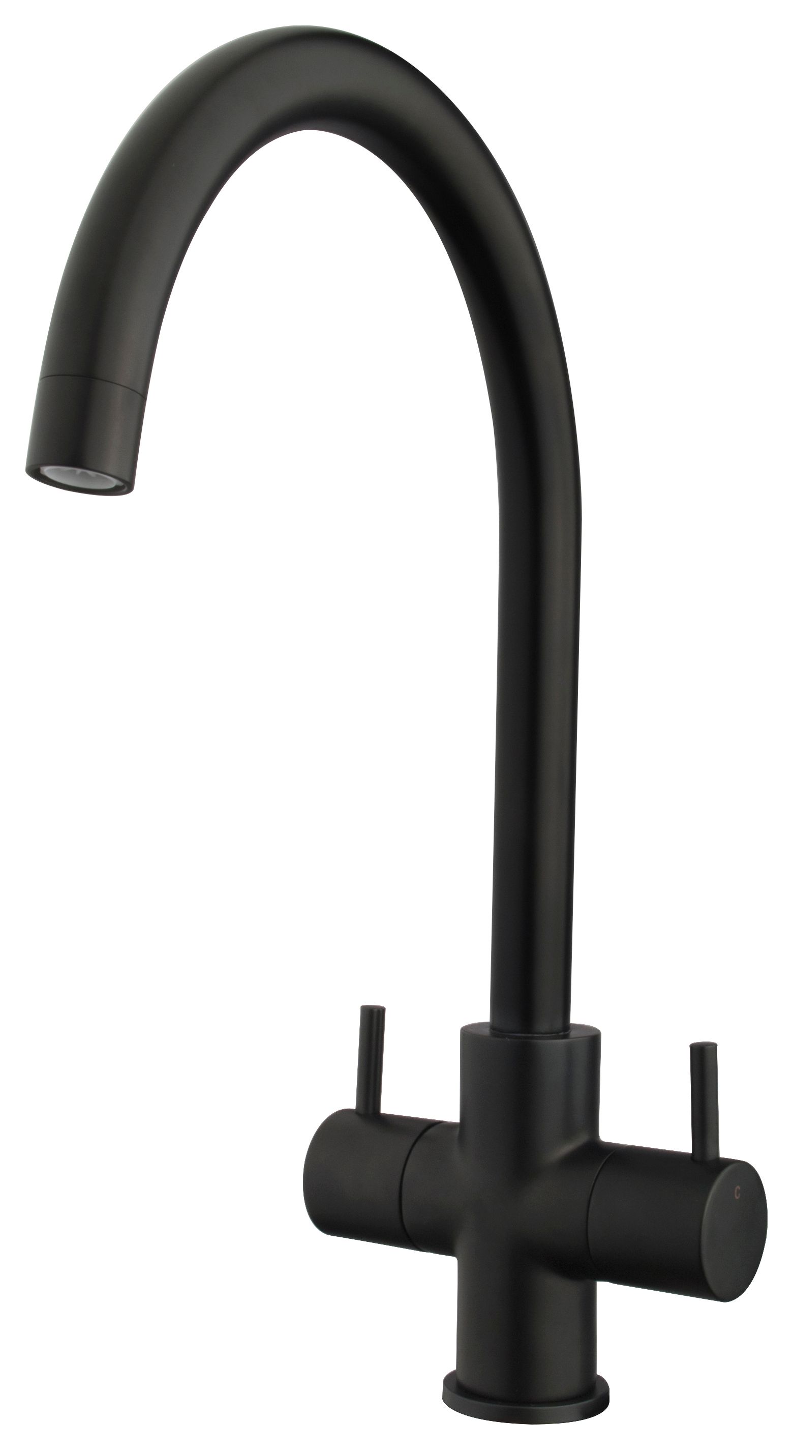 Wickes Kumai Monobloc Tap Hp/lp - Matt Black