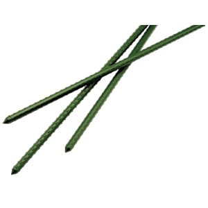 Plastic Coated Metal Garden Stakes 0.6m