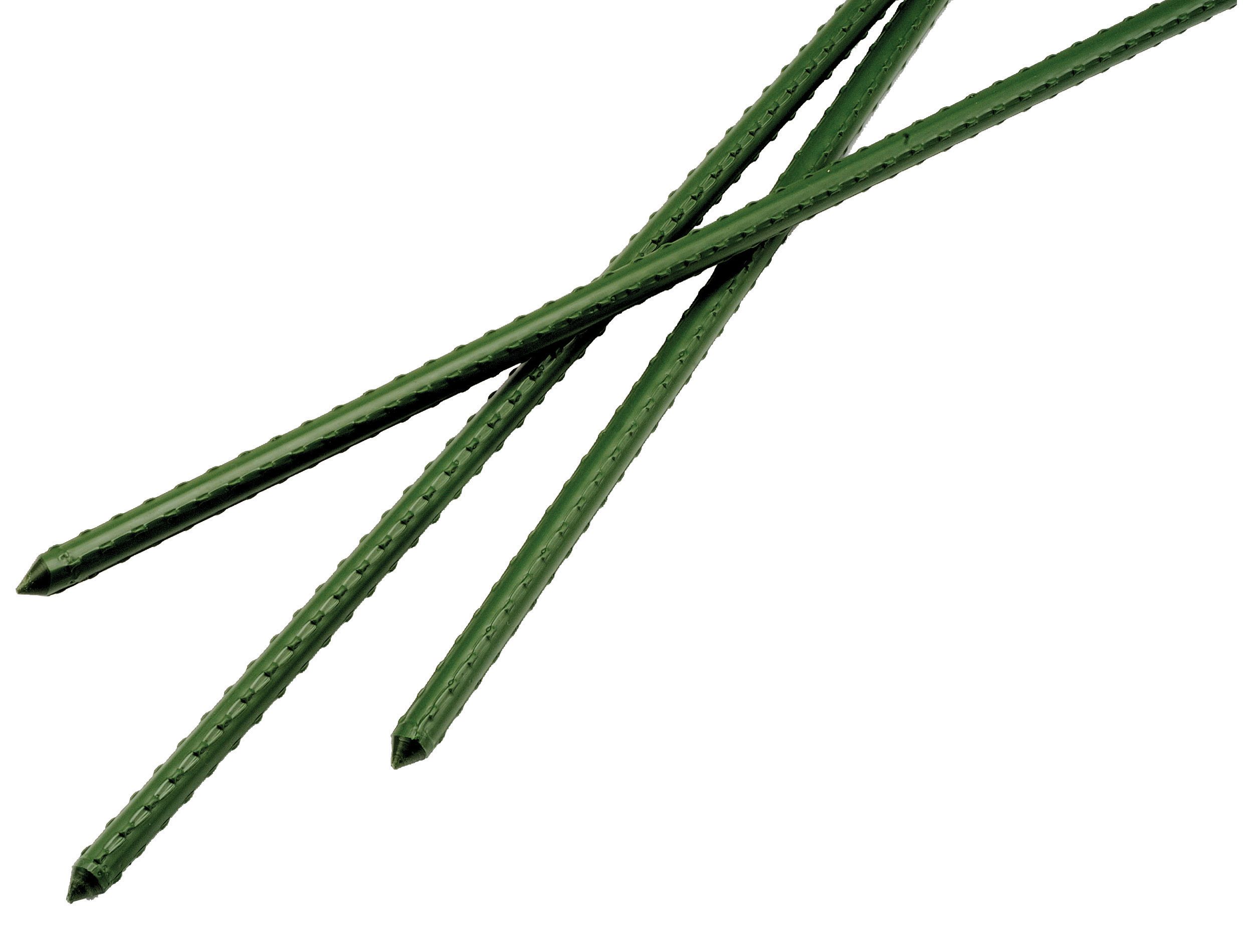 Image of Plastic Coated Metal Garden Stakes 1.5m