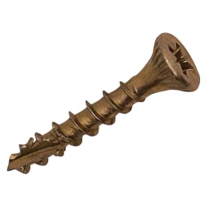 Optimaxx PZ Countersunk Passivated Double Reinforced Wood Screw - 4 x 25mm - Pack of 200