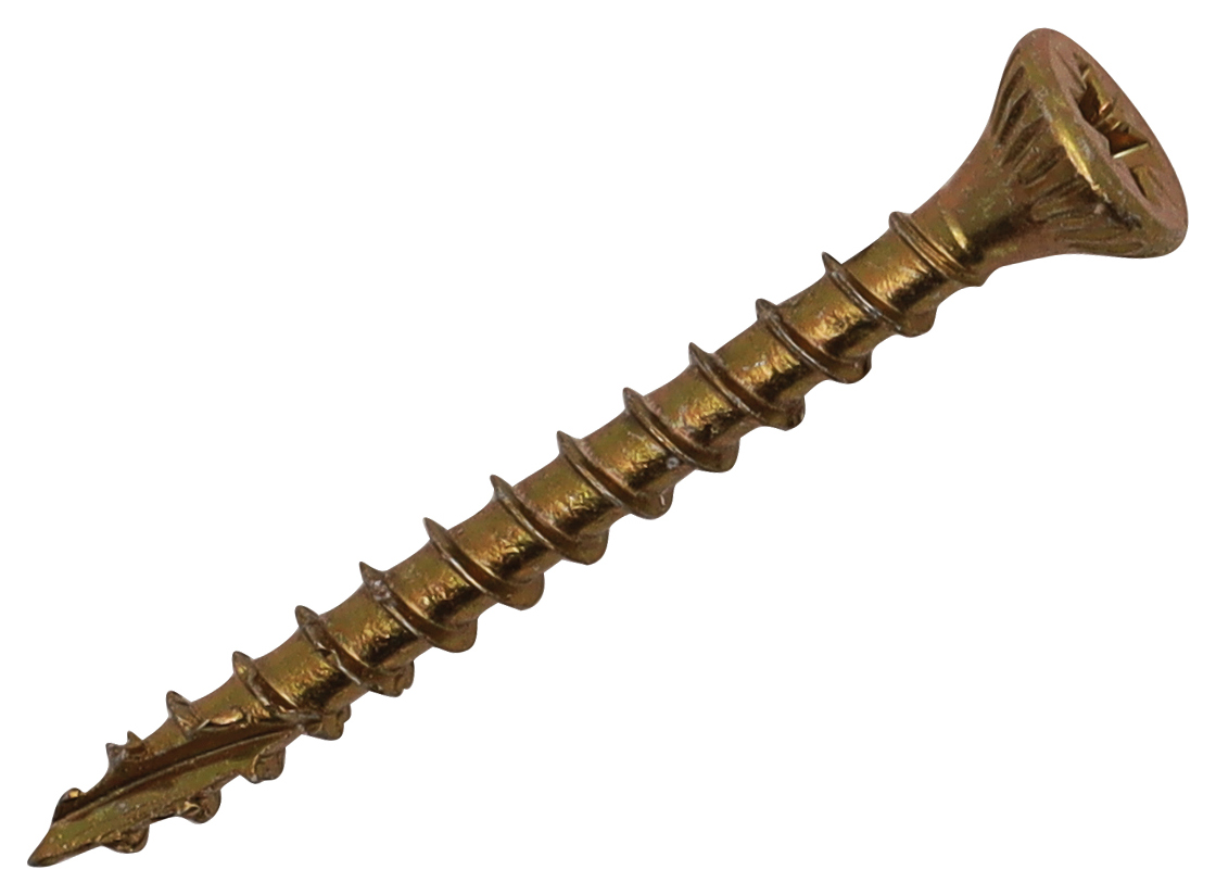 Optimaxx PZ Countersunk Passivated Double Reinforced Wood Screw - 4 x 40mm - Pack of 200