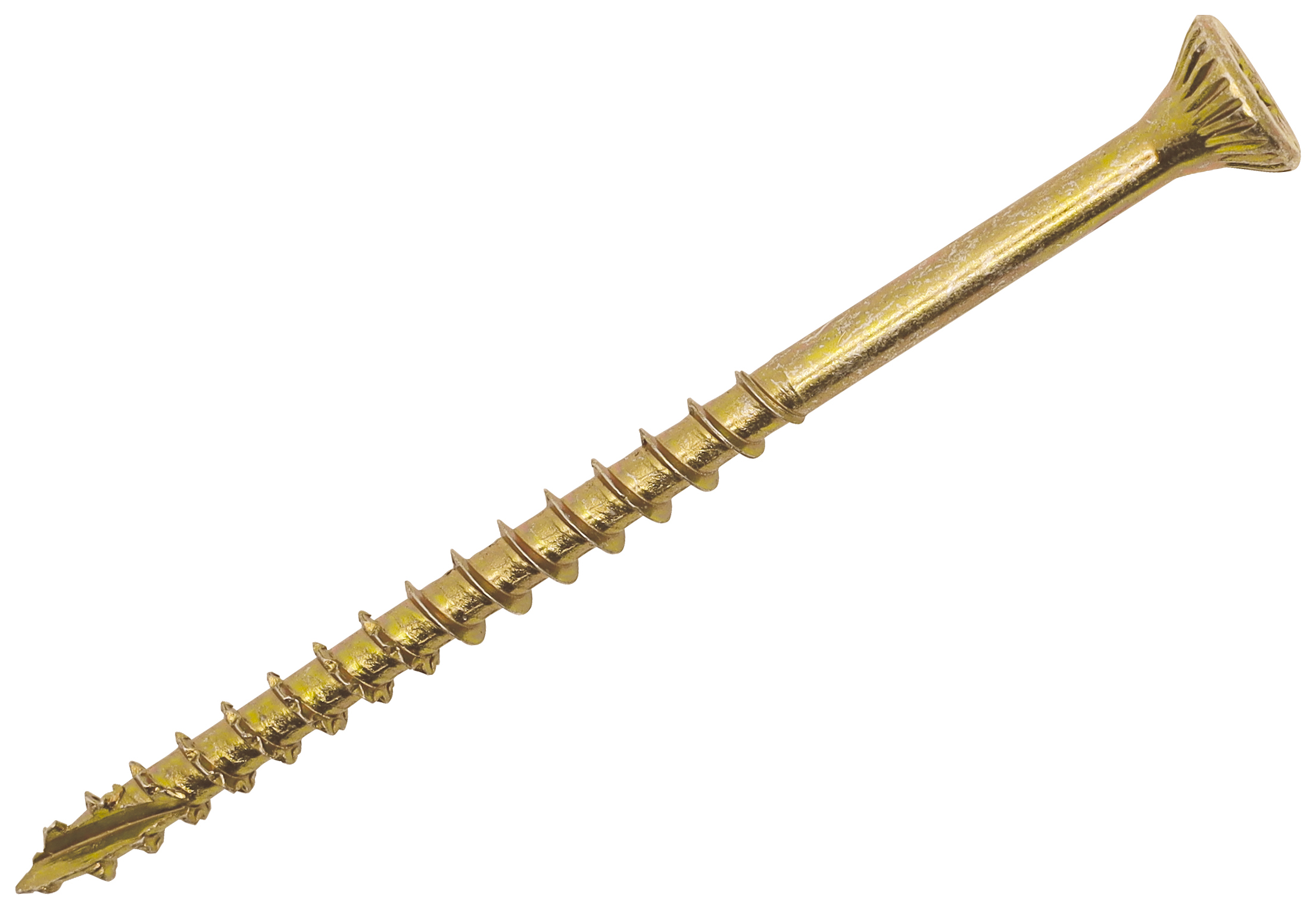 Image of Optimaxx PZ Countersunk Passivated Double Reinforced Wood Screw - 5 x 80mm - Pack of 200