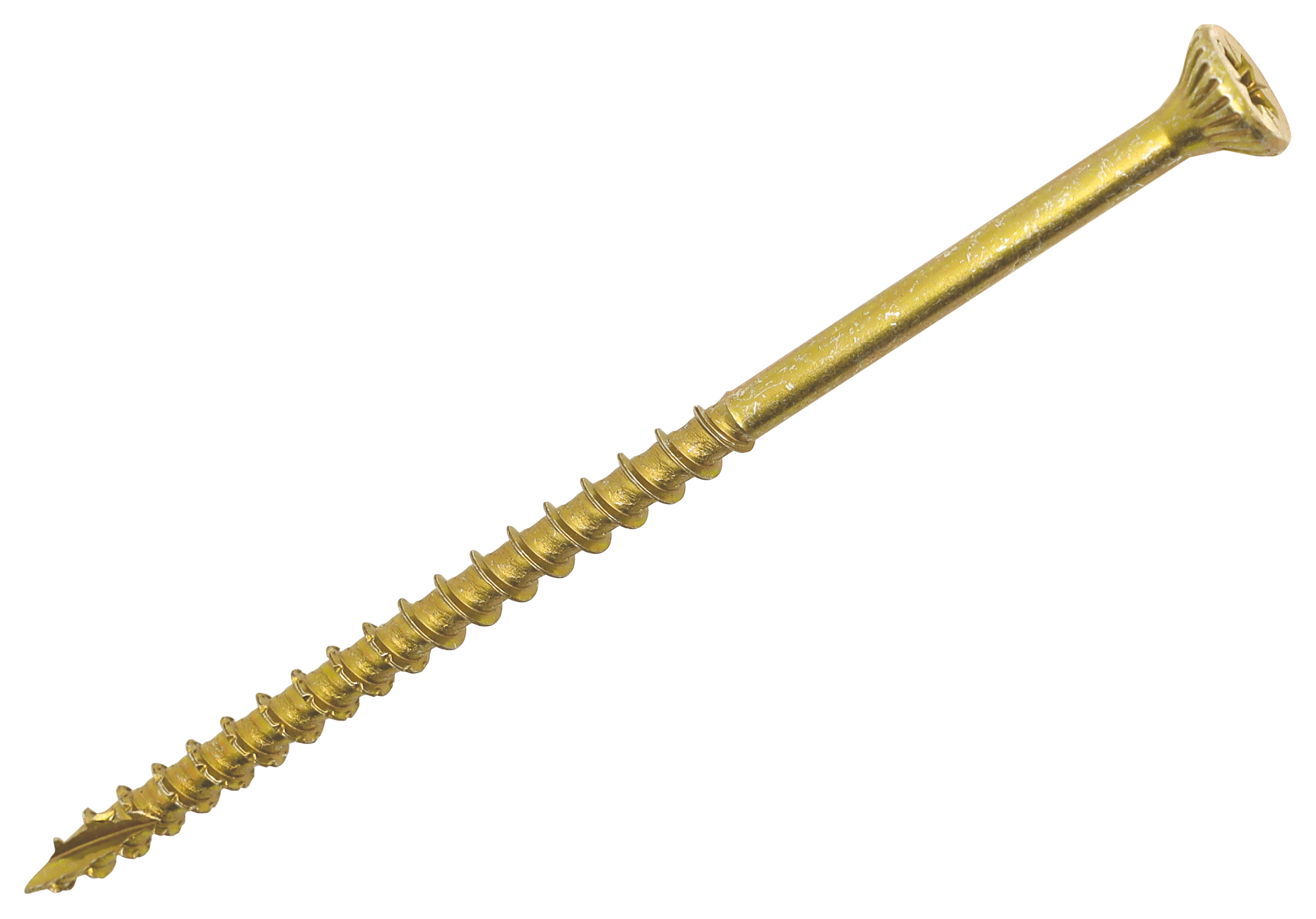 Optimaxx PZ Countersunk Passivated Double Reinforced Wood Screw - 5 x 100mm - Pack of 200