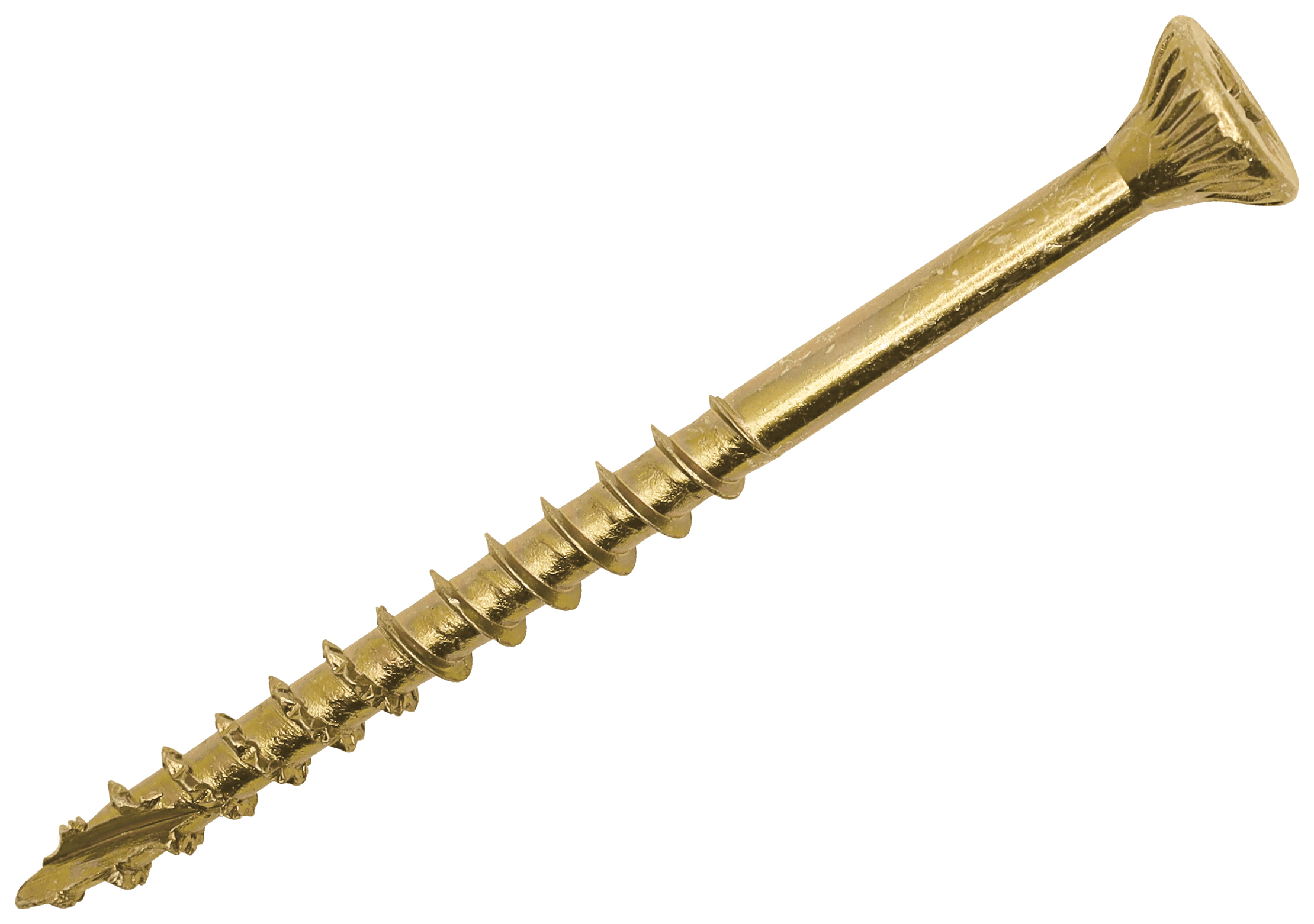 Image of Optimaxx PZ Countersunk Passivated Double Reinforced Wood Screw Maxxtub - 6 x 80mm - Pack of 260