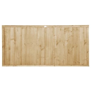 Forest Garden Pressure treated Closeboard Fence Panel - 6x3ft Multi Packs