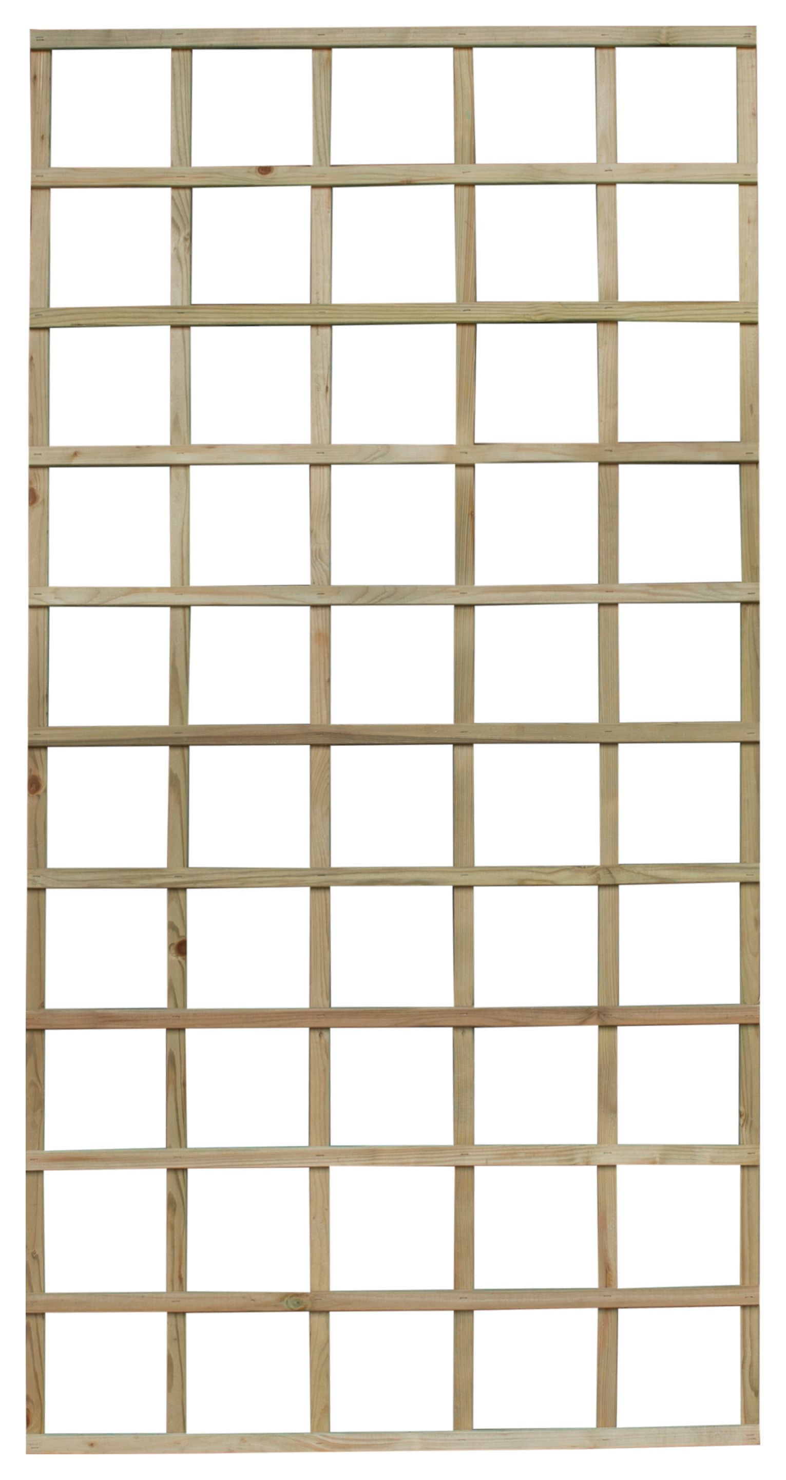 Image of Forest Garden Smooth Planed Trellis Panel - 900 x 1800mm